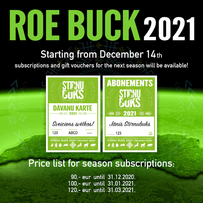 Available 2021 season subscriptions and gift cards