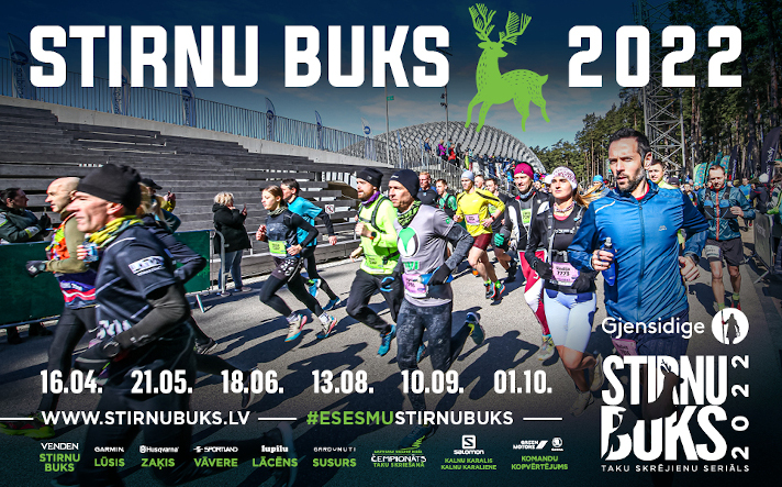 Roe bucks set for a run around Riekstukalns on May 21st