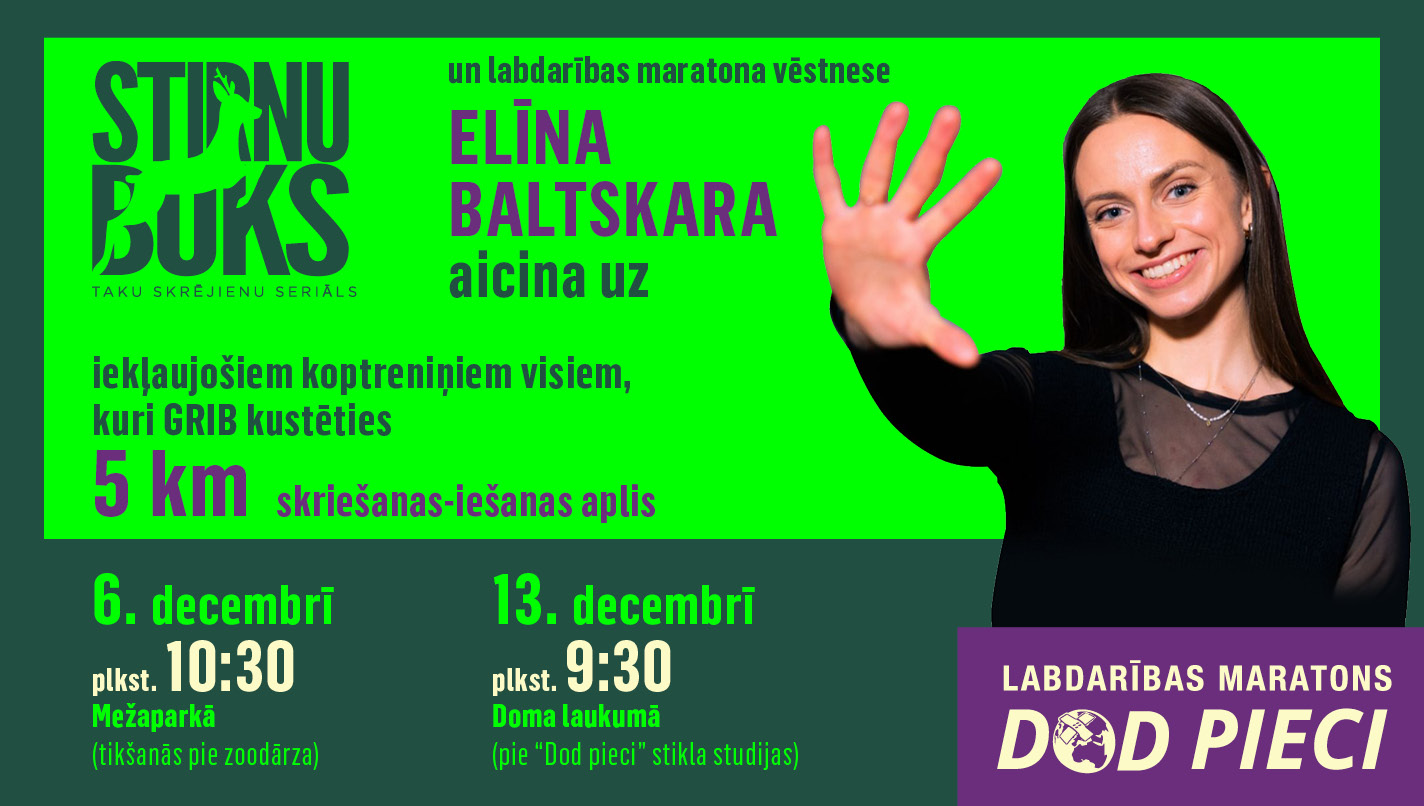 DodPieci maratons aicina uz iekļaujošiem koptreniņiem